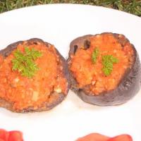 aubergines farcies à la tomate